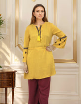 Embroidered Design Self Phulkari Turkish Imported Top